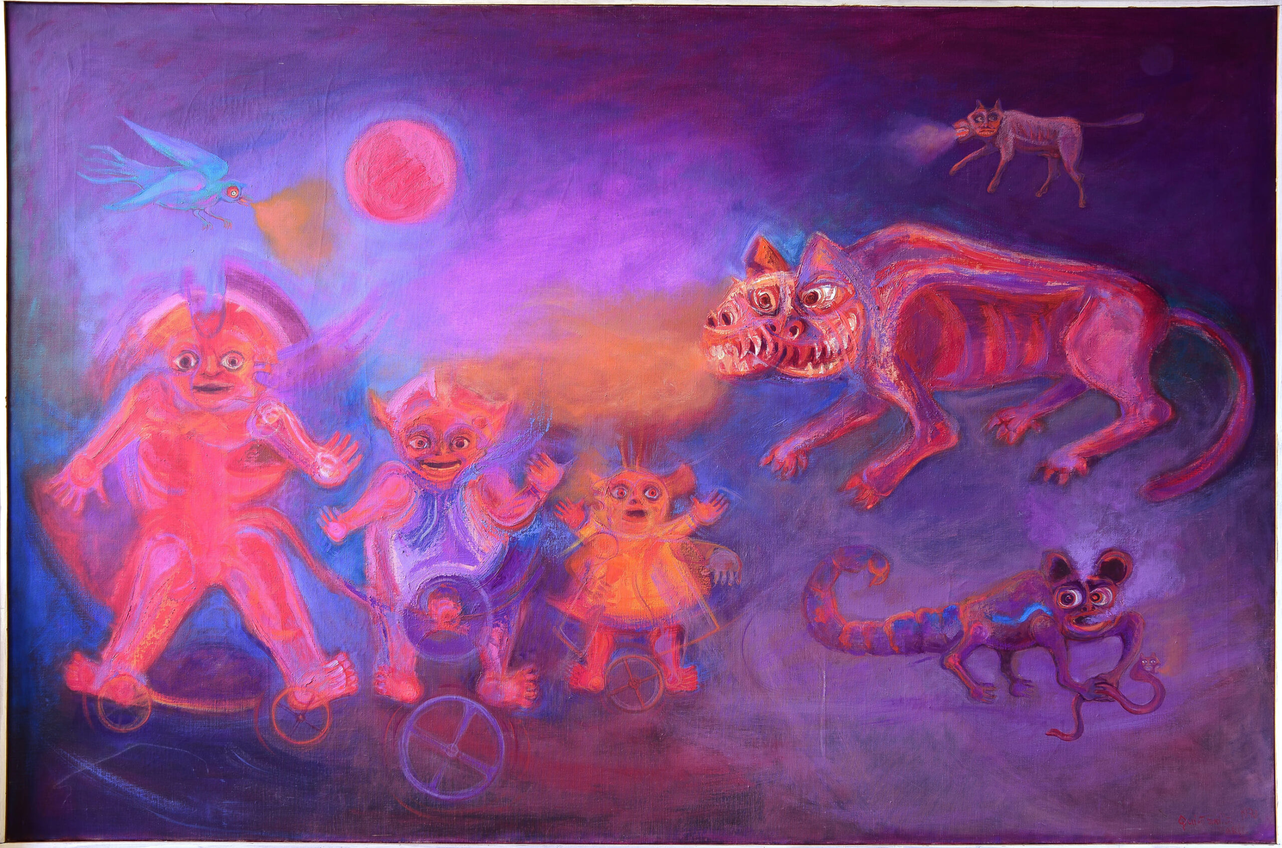 DSC_1562_Alberto Quintanilla_Mis ancestros_1978_Paris_oleo sobre tela_┬®benjamin quintanilla